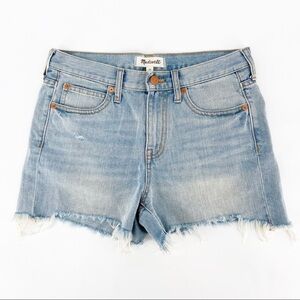 Madewell | Denim Boyshorts Cutoff Edition Shorts Size 25